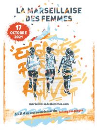 11e édition de La Marseillaise des Femmes le 17 octobre 2021. Le dimanche 17 octobre 2021 à Marseille. Bouches-du-Rhone.  09H00